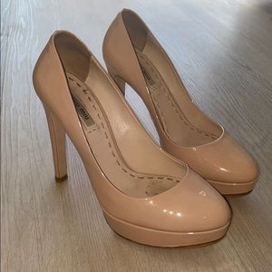 miu miu nude patent heels sz 37 good condition